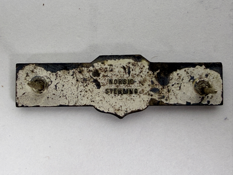 Just Added - Vintage Sterling Silver U.S. Army ROTC Distinguished Cadet Badge 8.0g [Photo 2]