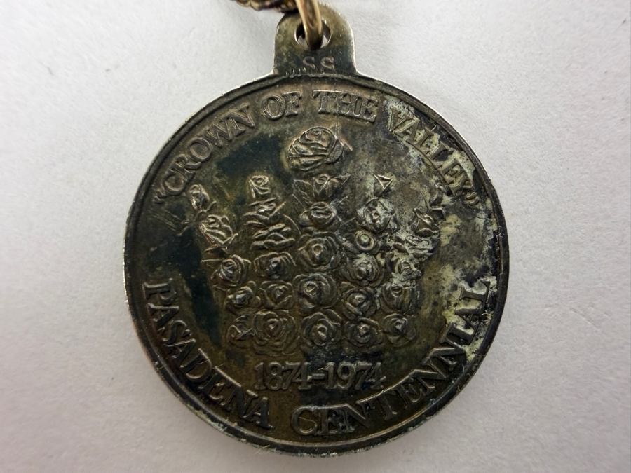 Just Added - Vintage 1974 Sterling Silver Pendant NASA-JPL Mariner Venus/Mercury Encounters with a 1/20 12k Gold-Filled Necklace 8.8g [Photo 4]