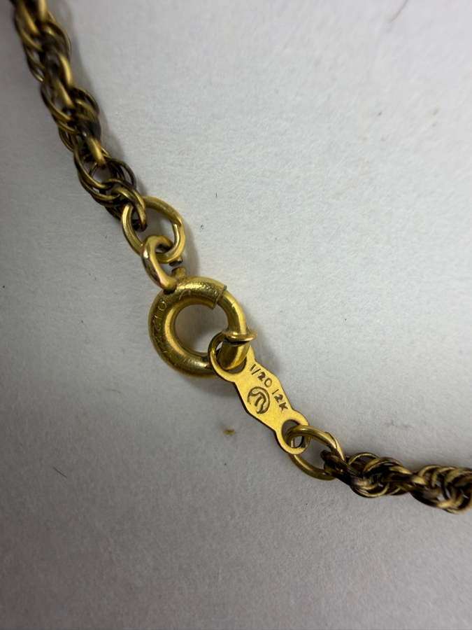 Just Added - Vintage 1974 Sterling Silver Pendant NASA-JPL Mariner Venus/Mercury Encounters with a 1/20 12k Gold-Filled Necklace 8.8g [Photo 6]