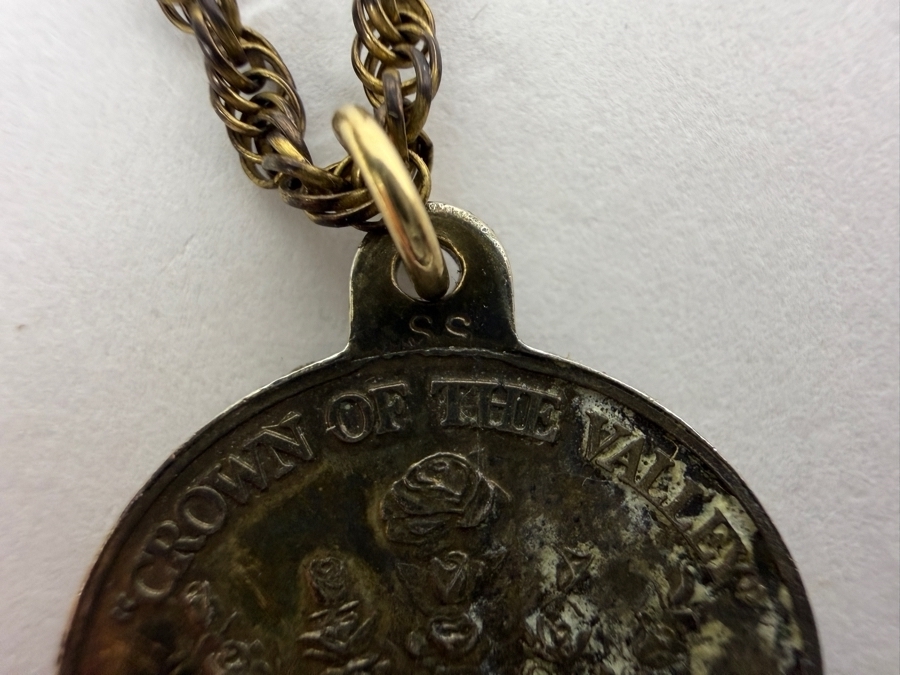 Just Added - Vintage 1974 Sterling Silver Pendant NASA-JPL Mariner Venus/Mercury Encounters with a 1/20 12k Gold-Filled Necklace 8.8g [Photo 5]