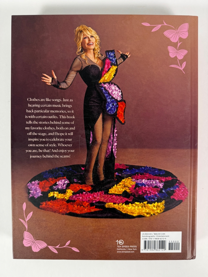 Just Added - First Edition Hardcover Book Dolly Parton Behind the Seams - My Life in Rhinestones Retails $50 [Photo 7]