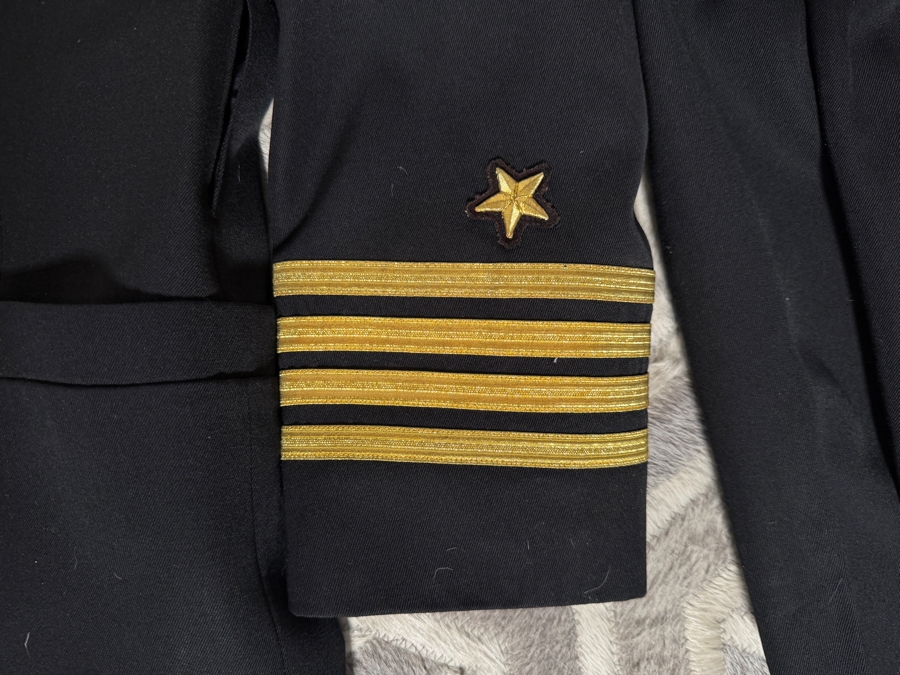 Just Added - US Navy Captain Officer's Dress Uniform with Multiple Ribbon Bar Racks Featuring Various Awards and Campaign Ribbons [Photo 5]