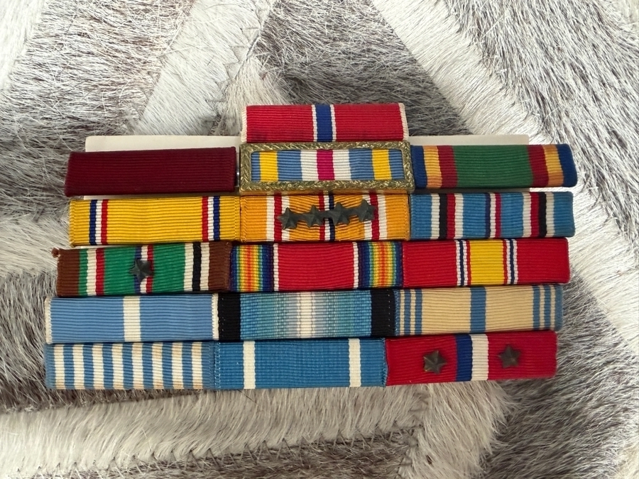 Just Added - US Navy Captain Officer's Dress Uniform with Multiple Ribbon Bar Racks Featuring Various Awards and Campaign Ribbons [Photo 3]