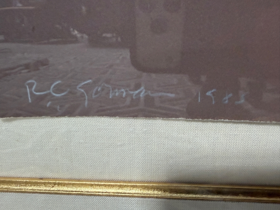 Just Added - R.C. Gorman Signed Limited Edition Lithograph Titled 'Mia' Roman Numeral Edition XXV of XXX Dated 1985 32 X 26 Framed 48 X 41 [Photo 5]