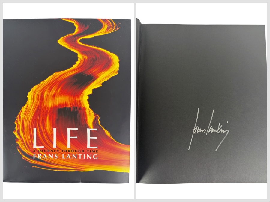 Just Added - Frans Lanting Signed Hardcover Book Life A Journey Through Time