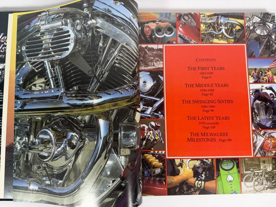 Just Added - Pair of Harley-Davidson Hardcover Books [Photo 8]