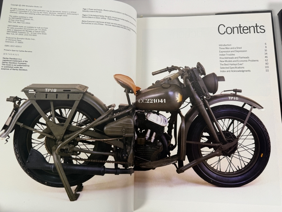 Just Added - Pair of Harley-Davidson Hardcover Books [Photo 5]