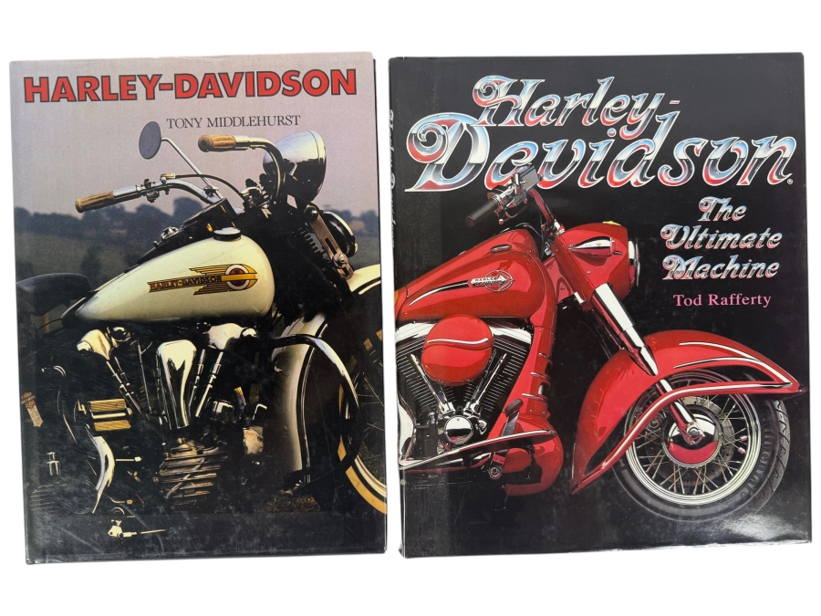 Just Added - Pair of Harley-Davidson Hardcover Books