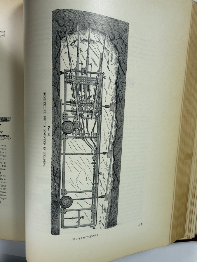 Just Added - Antique 1882 Hardcover Book Tunneling, Explosive Compounds and Rock Drills by Henry S. Drinker Illustrated and Published by John Wiley & Sons [Photo 11]