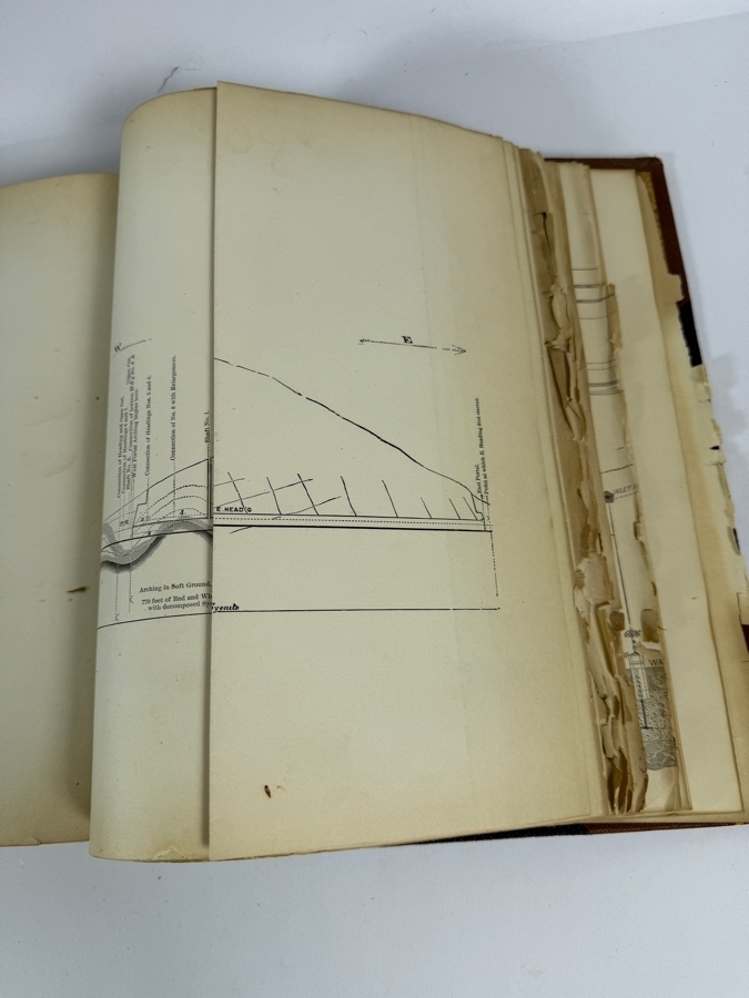 Just Added - Antique 1882 Hardcover Book Tunneling, Explosive Compounds and Rock Drills by Henry S. Drinker Illustrated and Published by John Wiley & Sons [Photo 12]