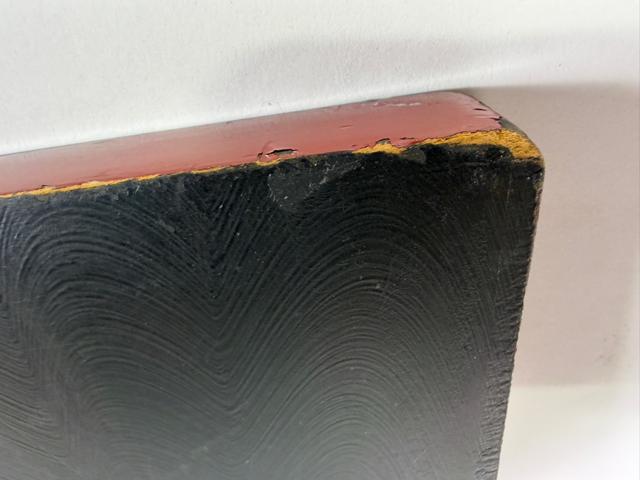 Just Added - Stunning Vintage Japanese Rectangular Lacquerware Serving Tray 21 X 13 [Photo 6]