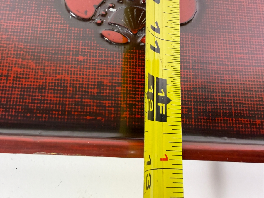 Just Added - Stunning Vintage Japanese Rectangular Lacquerware Serving Tray 21 X 13 [Photo 8]