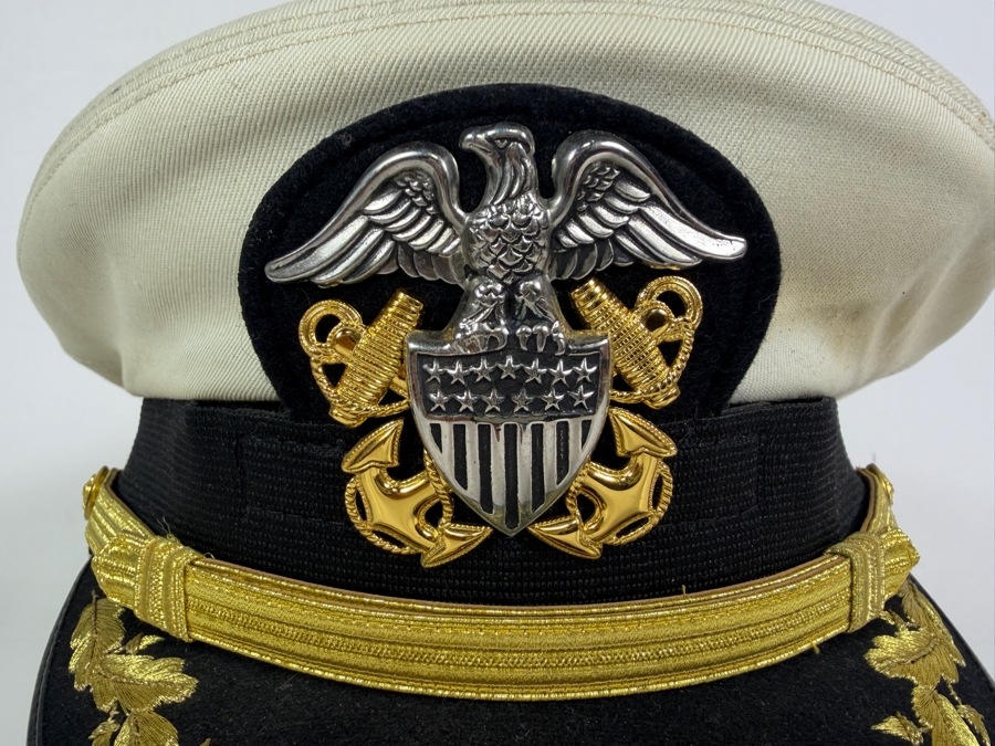 Just Added - U.S. Navy Officer’s Captain Combination Visor Cap [Photo 2]