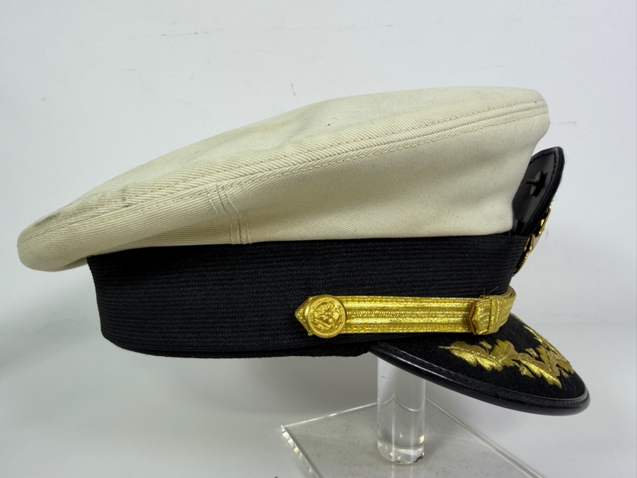 Just Added - U.S. Navy Officer’s Captain Combination Visor Cap [Photo 3]