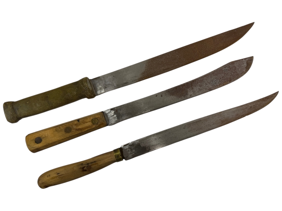 Just Added - (3) Vintage Knives 22'L