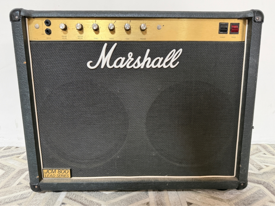 Vintage 1982 Marshall JCM 800 Lead Series Guitar Combo All-Tube Amplifier Model 4104 14354P from Wade Norton's Personal Collection Estimate $2,200-$2,900 [Photo 2]