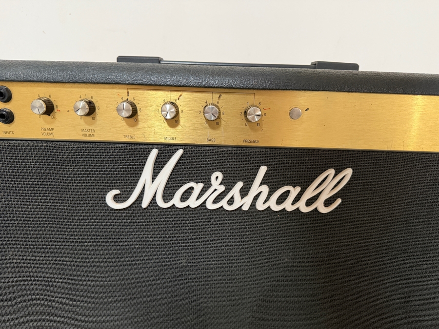 Vintage 1982 Marshall JCM 800 Lead Series Guitar Combo All-Tube Amplifier Model 4104 14354P from Wade Norton's Personal Collection Estimate $2,200-$2,900 [Photo 4]