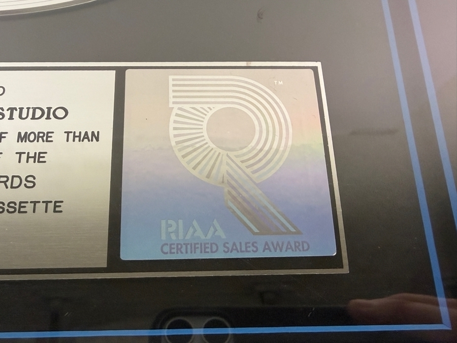 '311' Music Industry Award Presented to NRG Recording Studio to Commemorate the Sale of More Than 1,000,000 Copies of the Capricorn Records CD and Cassette Signed by Band Members 17 X 21 [Photo 7]