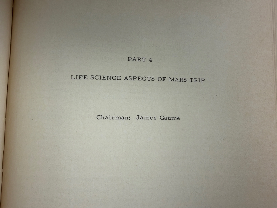 Just Added - Vintage 1963 Hardcover Book Exploration of Mars Volume 15 Advances in the Astronautical Sciences - Proceedings of the American Astronautical Society Symposium on the Exploration of Mars [Photo 8]