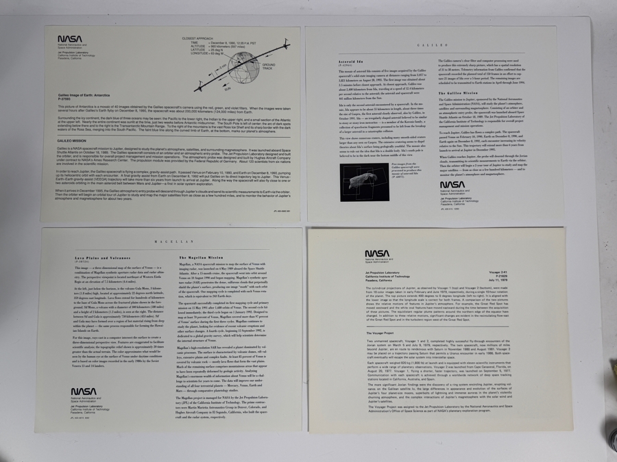 Just Added - (4) Vintage NASA/JPL Planetary and Space Exploration Photo Prints [Photo 7]