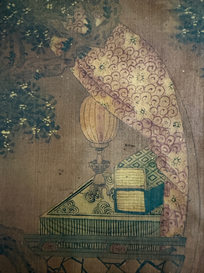 Just Added - Original Chinese Qing Dynasty Painting 15.5' X 15.5' [Photo 8]