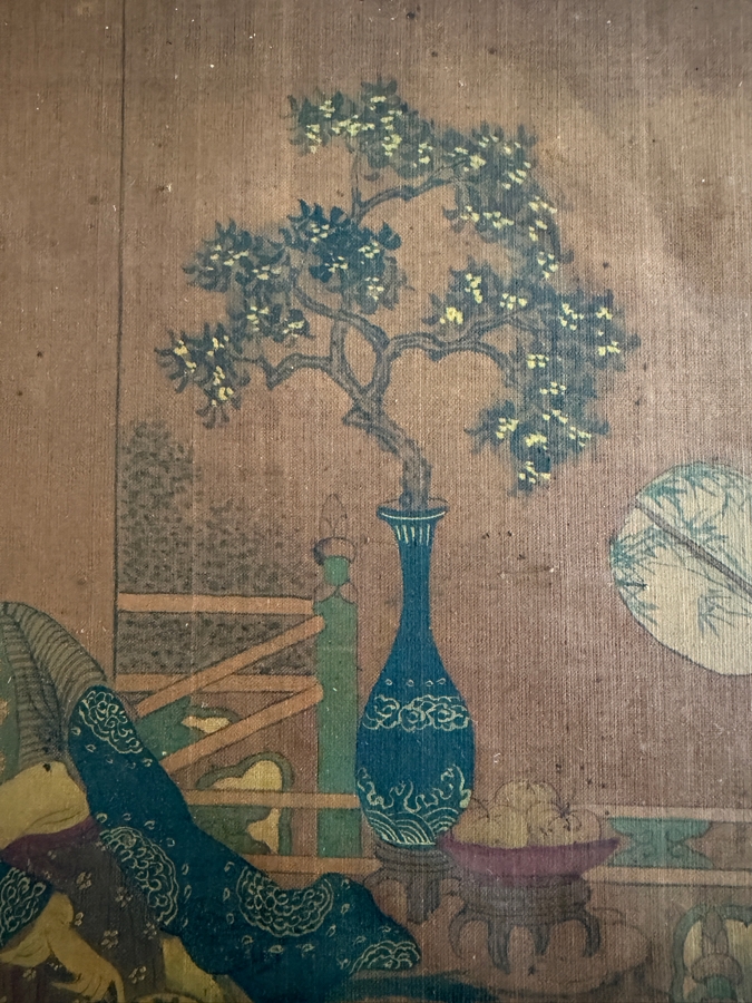 Just Added - Original Chinese Qing Dynasty Painting 15.5' X 15.5' [Photo 7]