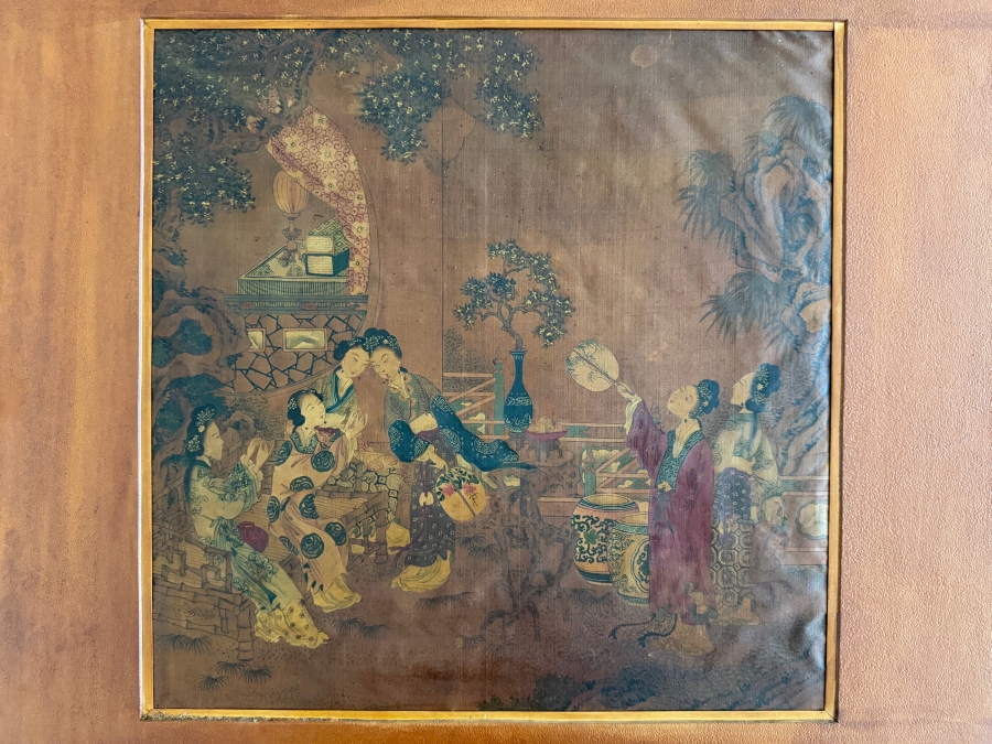Just Added - Original Chinese Qing Dynasty Painting 15.5' X 15.5'
