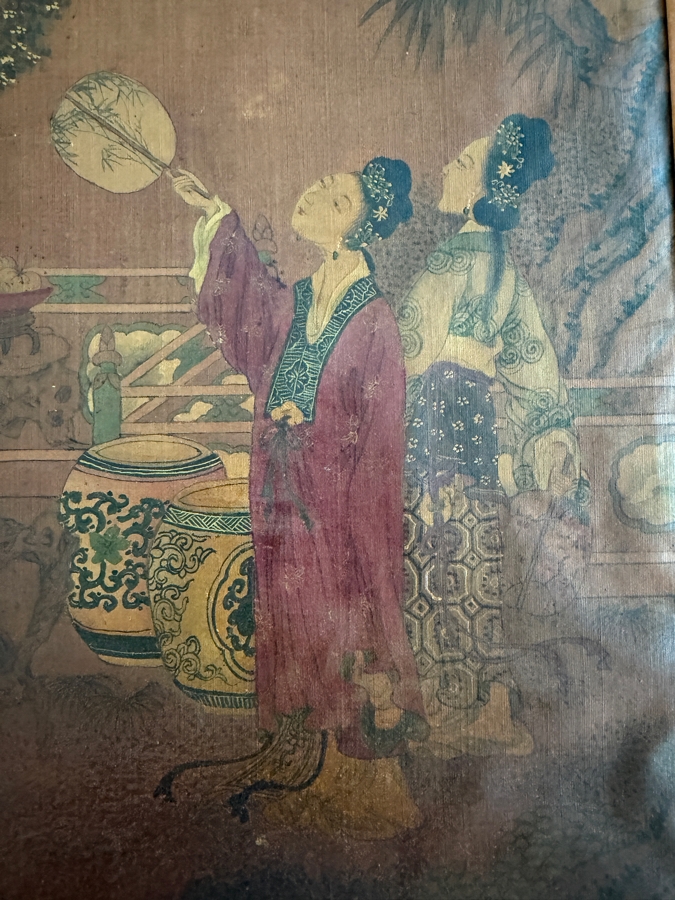 Just Added - Original Chinese Qing Dynasty Painting 15.5' X 15.5' [Photo 2]