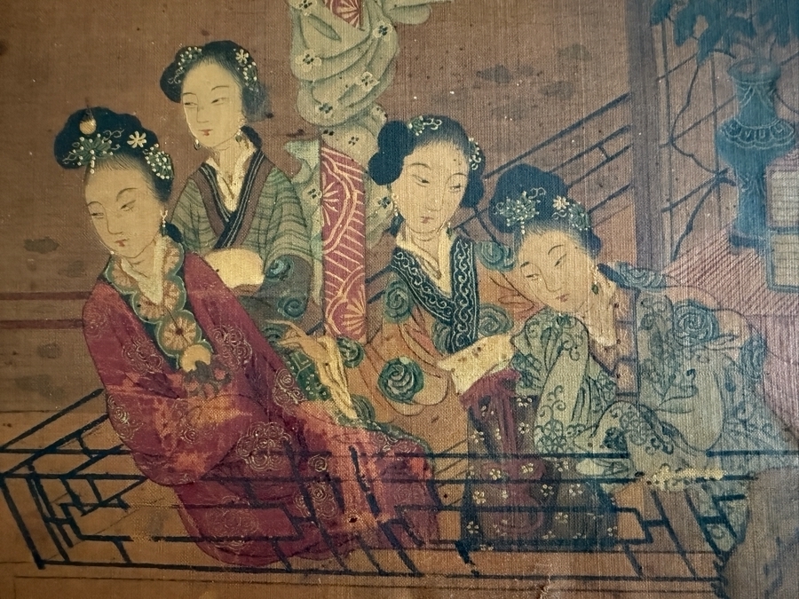 Just Added - Original Chinese Qing Dynasty Painting 15.5' X 15.5' [Photo 7]