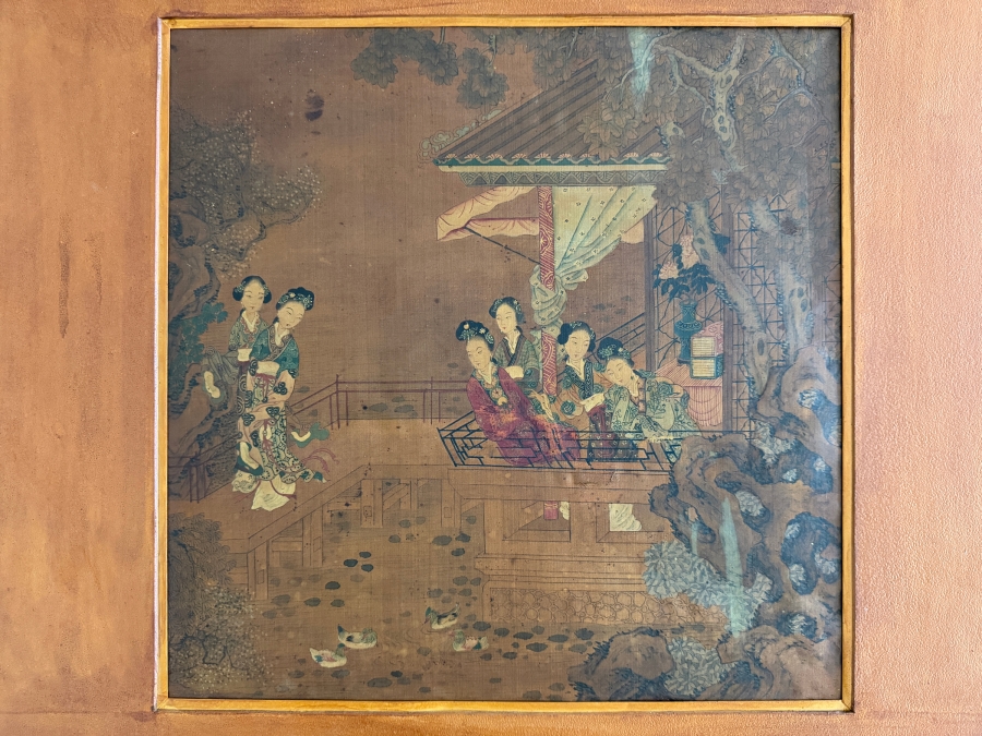 Just Added - Original Chinese Qing Dynasty Painting 15.5' X 15.5'