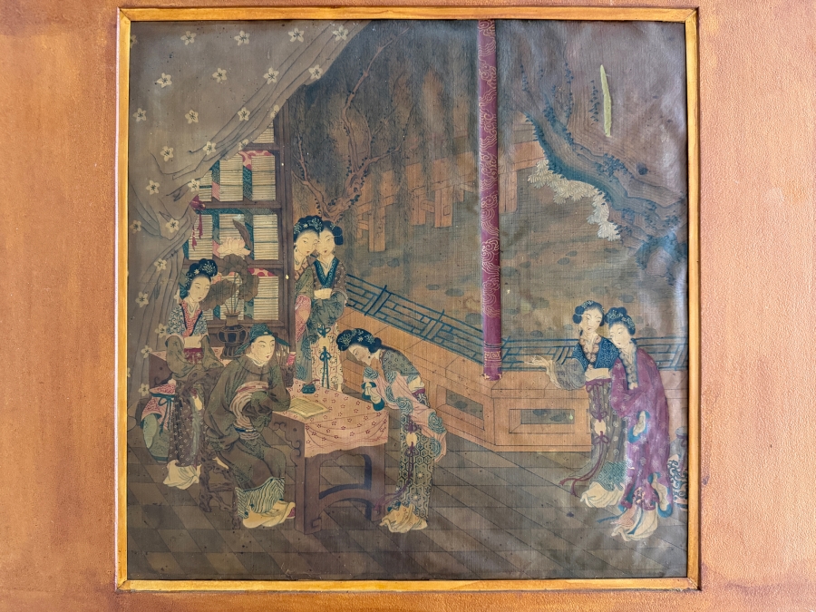Just Added - Original Chinese Qing Dynasty Painting 15.5' X 15.5'