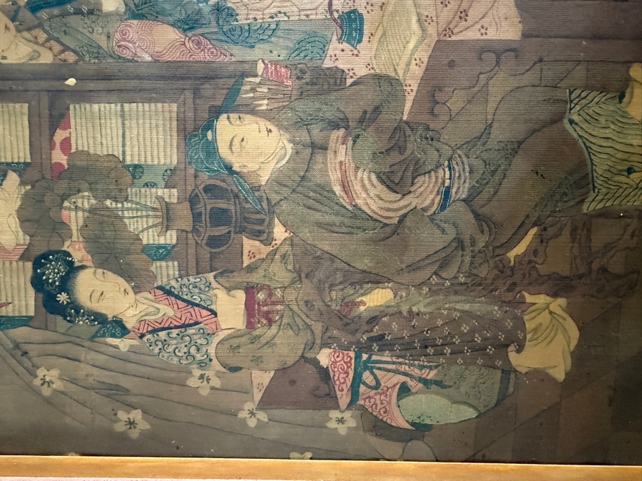 Just Added - Original Chinese Qing Dynasty Painting 15.5' X 15.5' [Photo 7]