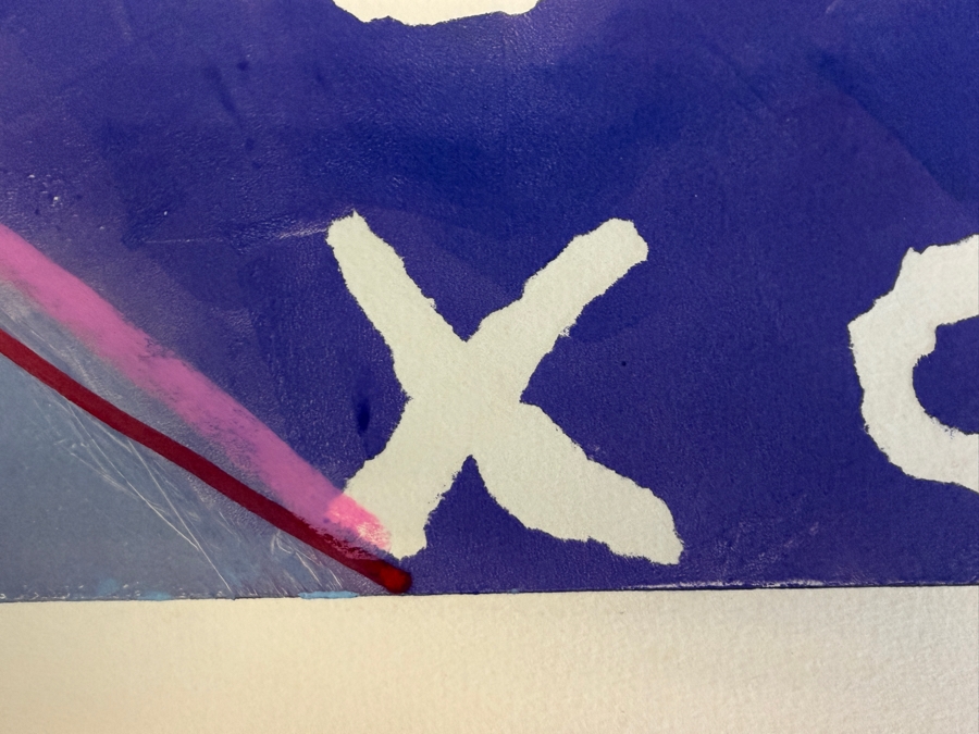 Gerrit Greve (1948-2024, Cardiff by the Sea, CA) Original Acrylic Painting On Paper Signed Lower Right 24 X 18 Estimate $400 - $500 [Photo 3]
