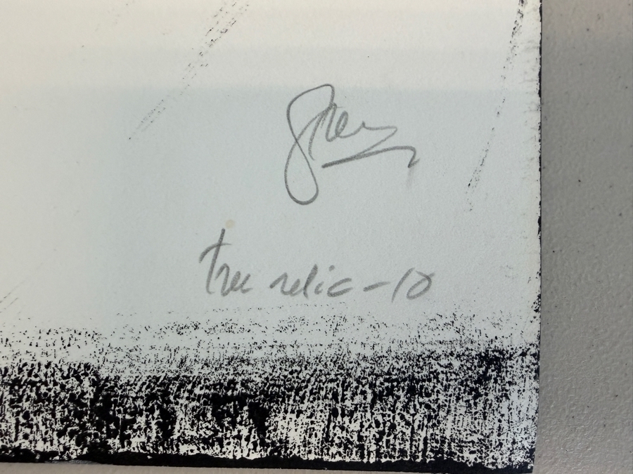 Gerrit Greve (1948-2024, Cardiff by the Sea, CA) Original Acrylic Painting On Paper Titled 'Tree Relic - 10'  Signed Lower Right 20 X 26 Estimate $500 - $700 [Photo 4]