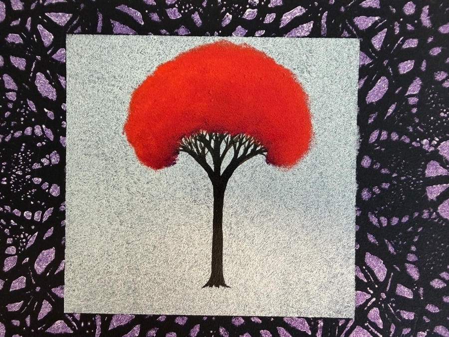 Gerrit Greve (1948-2024, Cardiff by the Sea, CA) Original Acrylic Painting On Paper Titled 'Tree Relic - 10'  Signed Lower Right 20 X 26 Estimate $500 - $700 [Photo 3]