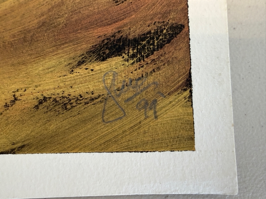 Gerrit Greve (1948-2024, Cardiff by the Sea, CA) Original Acrylic Painting On Paper 1999 Signed Lower Right 18 X 18 Estimate $300 - $400 [Photo 3]