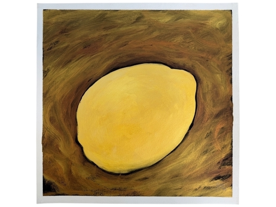 Gerrit Greve (1948-2024, Cardiff by the Sea, CA) Original Acrylic Painting On Paper 1999 Signed Lower Right 18 X 18 Estimate $300 - $400