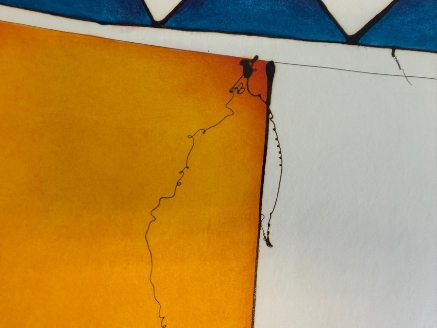Gerrit Greve (1948-2024, Cardiff by the Sea, CA) Original Acrylic Painting On Paper Signed Upper Left 22.5 X 28.5 Estimate $600 - $800 [Photo 4]