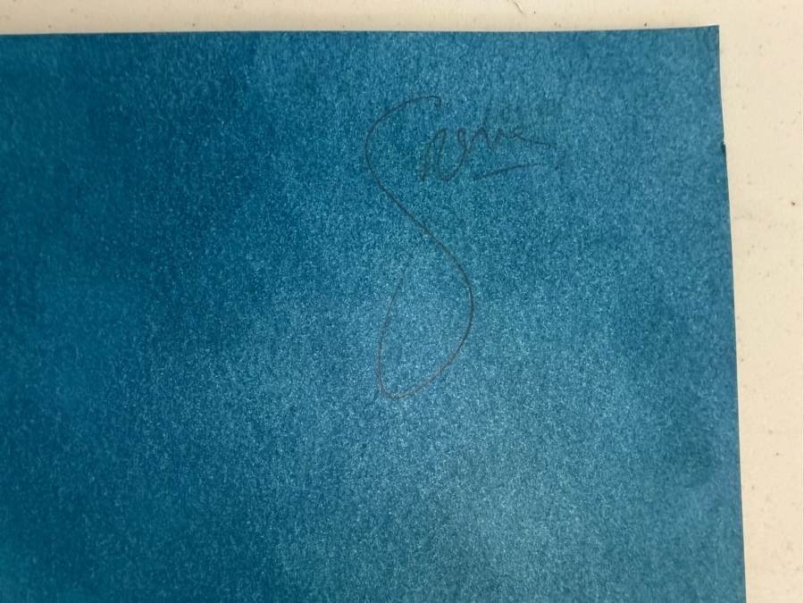 Gerrit Greve (1948-2024, Cardiff by the Sea, CA) Original Acrylic Drip Painting On Paper Signed Upper Right 33 X 26 Estimate $900 - $1,100 [Photo 7]