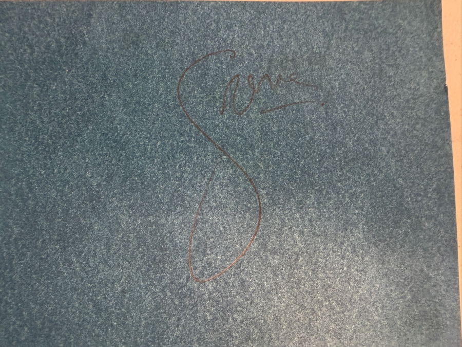 Gerrit Greve (1948-2024, Cardiff by the Sea, CA) Original Acrylic Drip Painting On Paper Signed Upper Right 33 X 26 Estimate $900 - $1,100 [Photo 5]