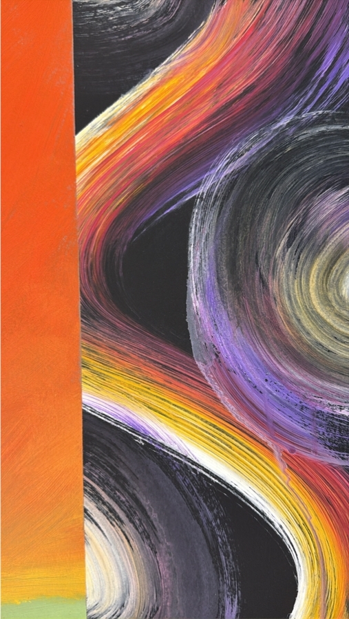 Gerrit Greve (1948-2024, Cardiff by the Sea, CA) Original Acrylic Painting On Paper Titled '' 1995 Signed Verso 26 X 36 Estimate $900 - $1,200 [Photo 4]