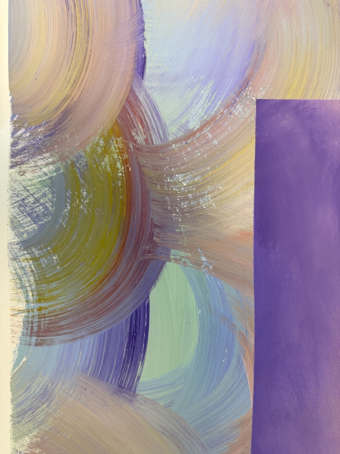 Gerrit Greve (1948-2024, Cardiff by the Sea, CA) Original Acrylic Painting On Paper 1998 Signed Verso 26 X 36 Estimate $900 - $1,200 [Photo 4]