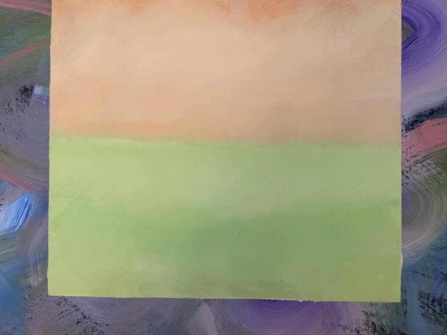 Gerrit Greve (1948-2024, Cardiff by the Sea, CA) Original Acrylic Painting On Paper 1995 Signed Lower Right and Verso 26 X 36 Estimate $900 - $1,200 [Photo 5]