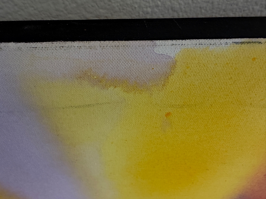 Gerrit Greve (1948-2024, Cardiff by the Sea, CA) Original Acrylic Painting On Canvas Titled 'Flowers' 2020 Signed Verso 30 X 40 Estimate $1,200 - $1,500 [Photo 6]