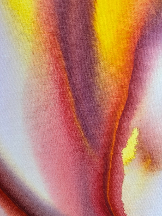 Gerrit Greve (1948-2024, Cardiff by the Sea, CA) Original Acrylic Painting On Canvas Titled 'Flowers' 2020 Signed Verso 30 X 40 Estimate $1,200 - $1,500 [Photo 3]