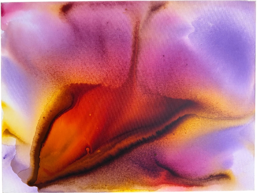 Gerrit Greve (1948-2024, Cardiff by the Sea, CA) Original Acrylic Painting On Canvas Titled 'Flowers' 2019 Signed Verso 40 X 30 Estimate $1,200 - $1,500