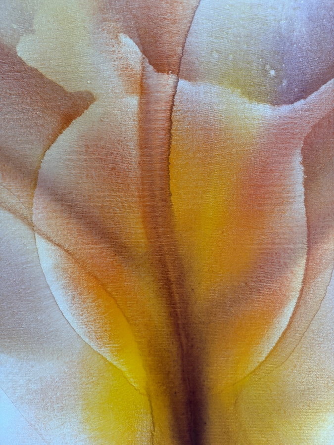 Gerrit Greve (1948-2024, Cardiff by the Sea, CA) Original Acrylic Painting On Canvas Titled 'Flowers' 2019 Signed Verso 30 X 40 Estimate $1,200 - $1,500 [Photo 4]
