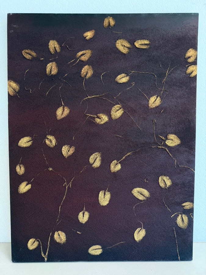 Gerrit Greve (1948-2024, Cardiff by the Sea, CA) Original Acrylic Mixed-Media Sand Painting On Canvas Titled 'Perfect 35' 2020 Signed Verso 30 X 40 Estimate $1,200 - $1,500 [Photo 2]