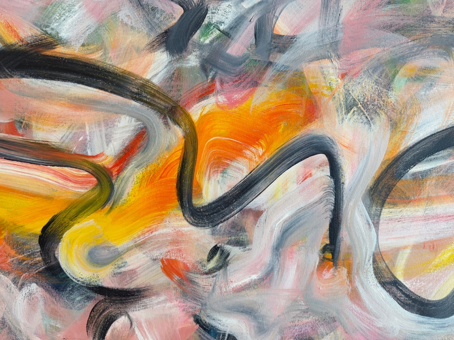 Gerrit Greve (1948-2024, Cardiff by the Sea, CA) Original Acrylic Painting On Canvas Untitled Signed Bottom Left 48 X 60 Estimate $2,900 - $3,600 [Photo 2]