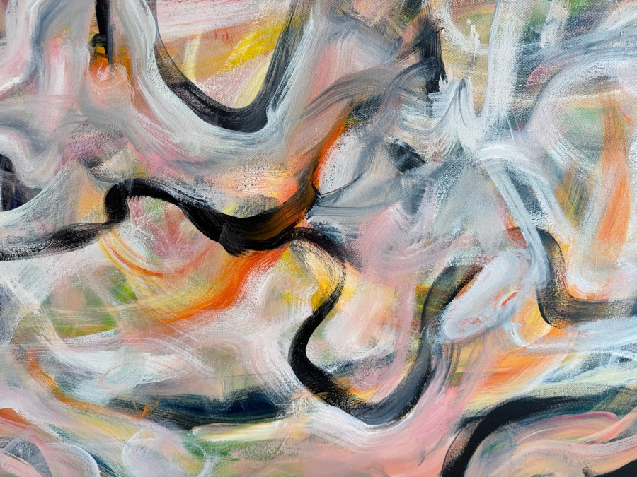 Gerrit Greve (1948-2024, Cardiff by the Sea, CA) Original Acrylic Painting On Canvas Untitled Signed Bottom Left 48 X 60 Estimate $2,900 - $3,600 [Photo 3]
